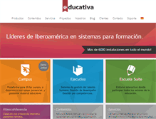 Tablet Screenshot of educativa.com